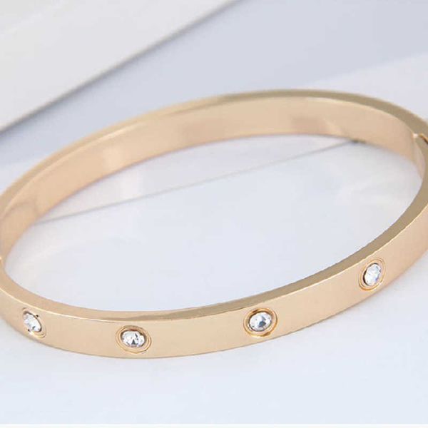 

selling item card fashion couple ten diamond titanium bracelet stars full jewelry stainless steel, Black