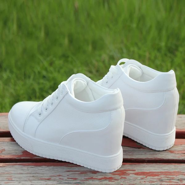 

2023hitehiddenwedgeheelssneakerscasualshoeswomanhighplatformshoeswomenshighheelswedgesshoesforwomen, Black