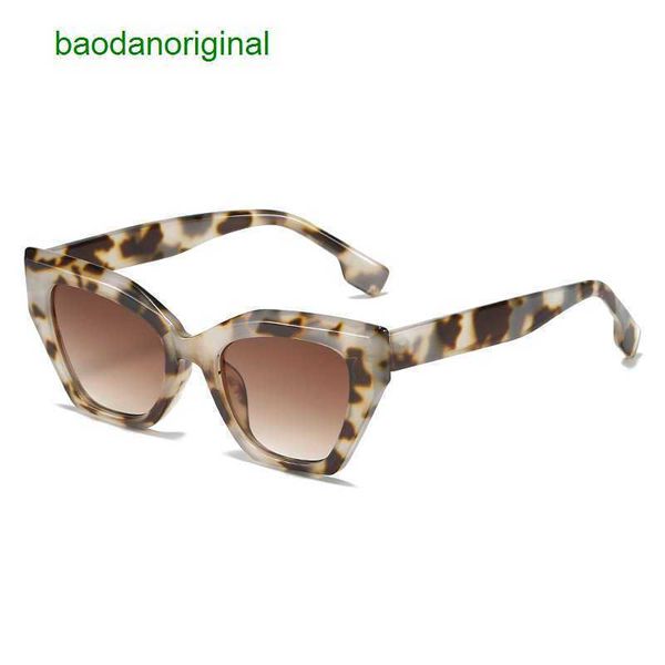 

burbrerys designer sunglasses fashionable new with the same cat eye small frame avantgarde light luxury sunglasses ins internet celebrity ru, White;black