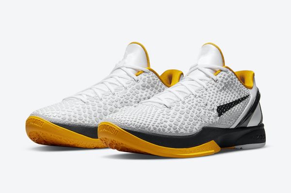 

2023 basketball shoes mamba 6 protro white del sol white neutral grey-del sol-black designer shoes sports sneakers with box size eu40-46