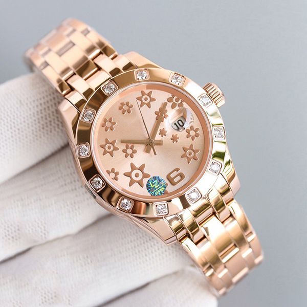 

watch woman watch diamond automatic mechanical watches business wristwatch stainless steel watch waterproof wristwatches montre de luxe, Slivery;brown
