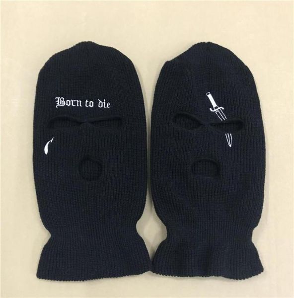 

ball caps eye holes ski face mask balaclava warm beanies personalized embroidery party winter hats for women7582022, Blue;gray