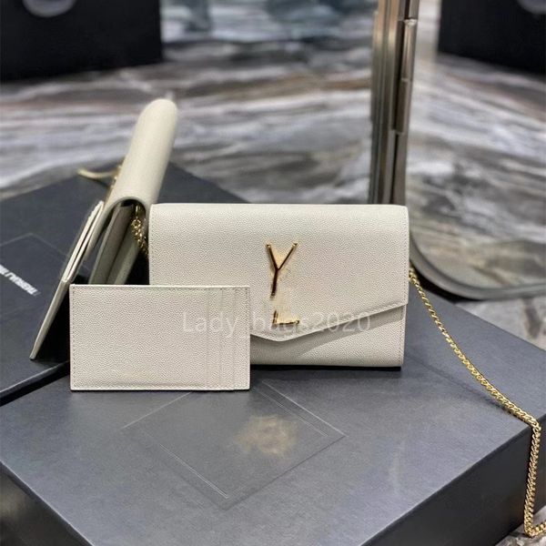 

women envelope bags uptown chain bag luxury designer mini shoulder bag calfskin leather beige crossbody card holder wallet haybrick clutch b