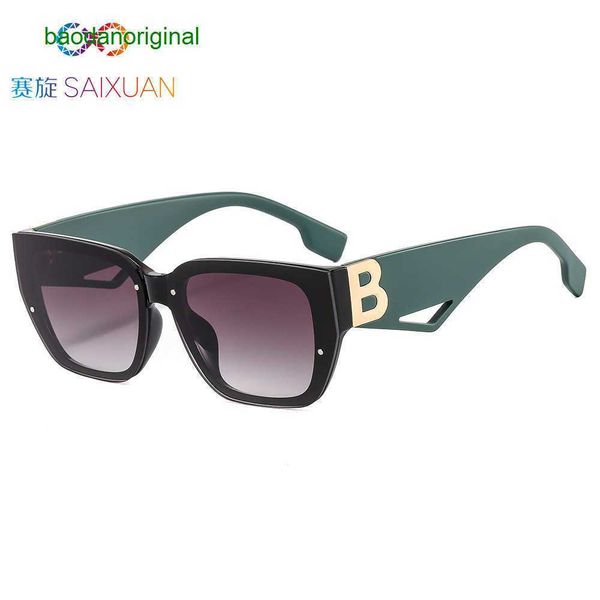 

burbrerys designer sunglasses 2023 summer new fashion sunglasses color grey frame metal male and female net red same style 2226 j1zl, White;black