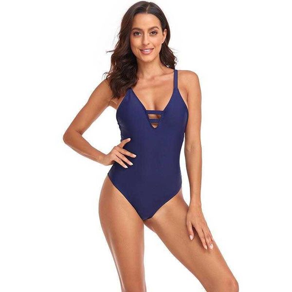 

one piece swimsuit cross hollow deep v womens wholesale, White;black