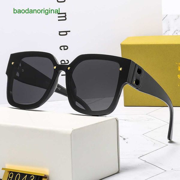 

burbrerys designer sunglasses 2023 new women's polarizer large b accessories trendy sunglasses box style m4hq, White;black