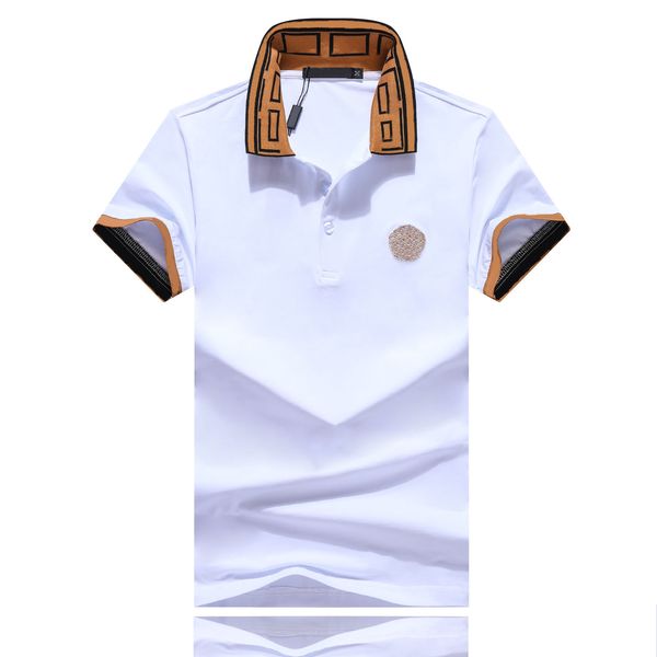 

2023 spring luxury italy men t-shirt designer polo shirts high street embroidery small horse printing clothing mens brand shirt o9at, White;black