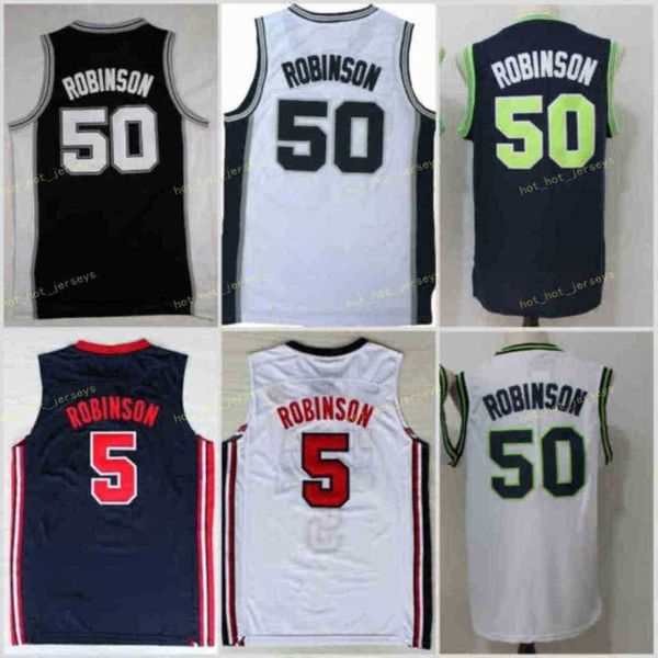 

vintage david 50 robinson basketball jerseys navy naval academy jersey midshipmen admiral soul alternate blue white stitched, Black;red