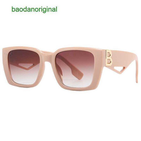 

burbrerys designer sunglasses 2023 new fashion large frame sunglasses b style decorative hollow personalized ink big foot dual control switc, White;black
