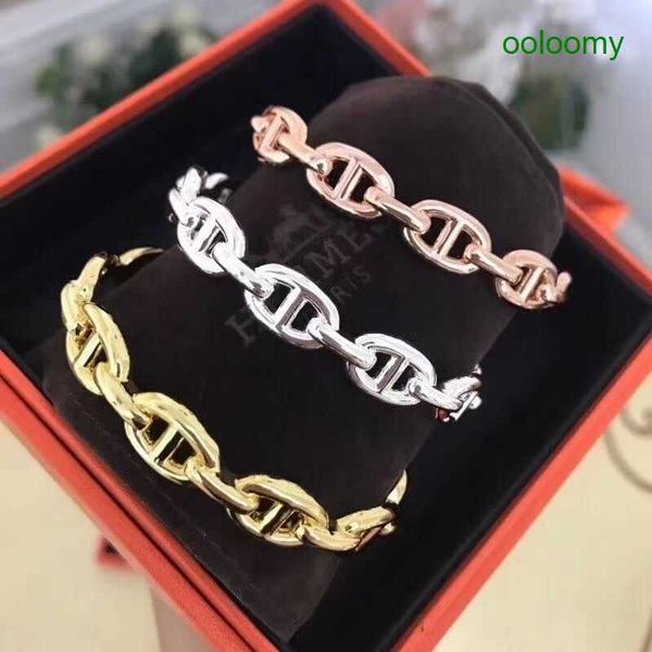 

hemrres designer bracelet special counter pig nose bracelet jewelry does not fade go out of style pairs well good quality yqwj efd9, Black