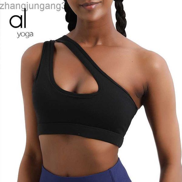 

desginer alo yoga bodybuilding sports underwear shockproof gathered vest fitness sports bra yoga, White