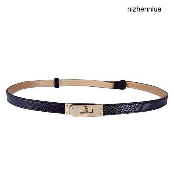 

hermm luxury belt thin belt women s dress coat sweater suit versatile waist simple gold button home h dylf, Silver