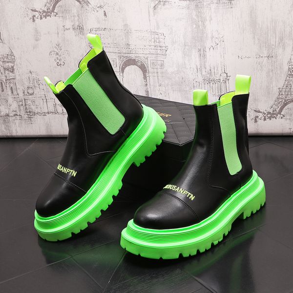 

new luxury fashion men embroidery lace up green casual high shoes flats male designer prom sneakers loafers zapatos hombre, Black