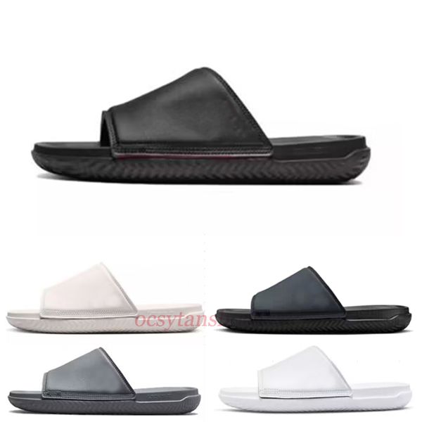 

with box flip flops men women slide sandals designer shoes luxury slide summer fashion wide flat slippery thick sandals slipper, Black