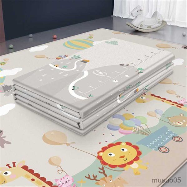 

rugs playmats large size foldable children cartoon play mat educational baby activity carpet waterproof and easy to store