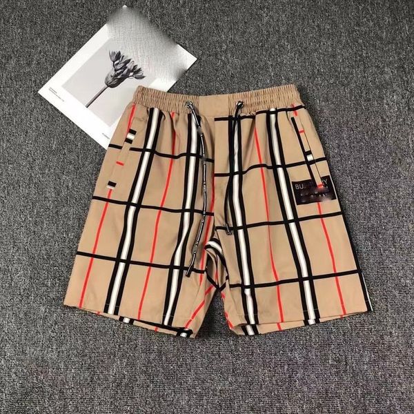 

mens shorts designer summer women men striped shorts polo swim short casual sports gym quick drying man beach pants black represent asian si, White;black