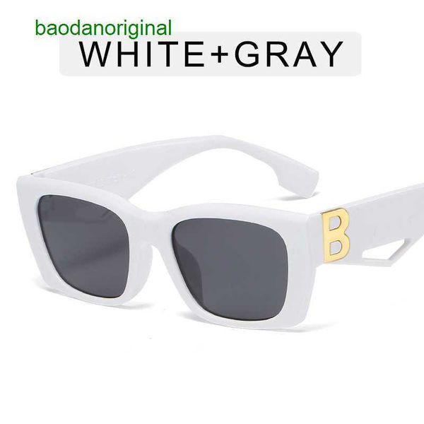 

burbrerys designer sunglasses 2023 personalized bshaped box sunglasses for women's new modern trendy hollow legs e872, White;black