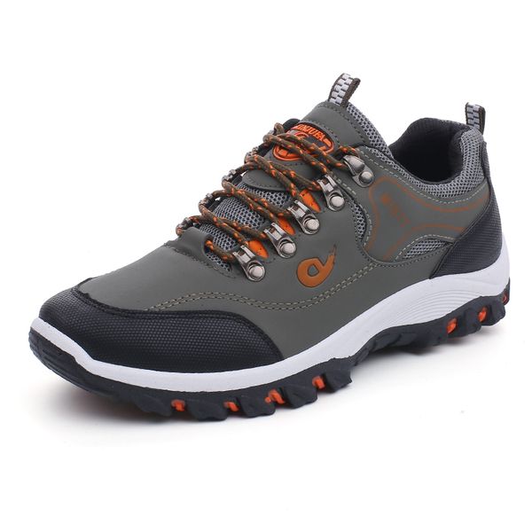 

men hiking shoes trekking sneakers man fishing camping shoes hunting boots, Black