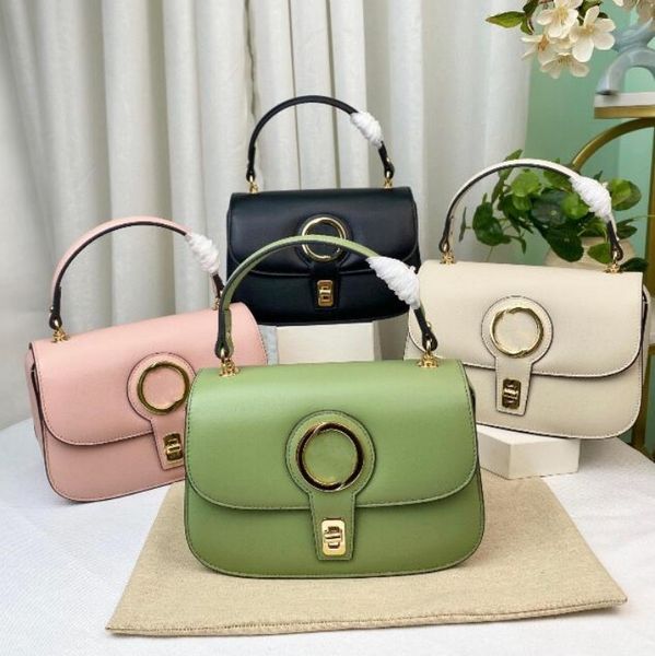 

designers handbag women genuine leather tote bag woman shoulder bag circular interlocking double luxury wallet cross body bag purses