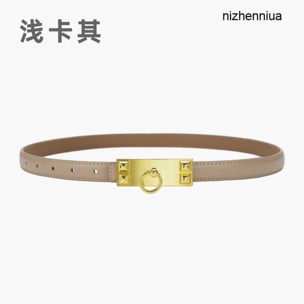 

hermm luxury belt new summer dress with thin belt commuter style double sided two layer women s and jeans casual pants h93r, Silver