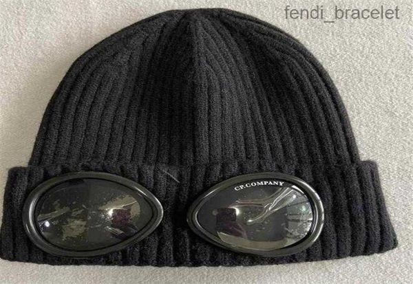 

two lens glasses goggles beanies men knitted hats skull caps outdoor women uniewinter beanie black grey bonnet gorros258v2656132, Blue;gray