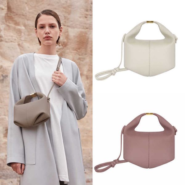 

polene bento bag women's french minority design poleno flagship store brand cross body leather women's bag small