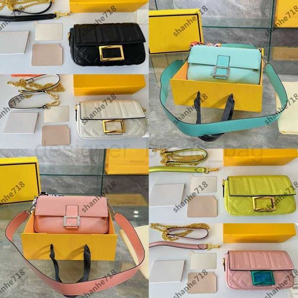 

5a level f baguette bag with silk scarf/cosmetic mirror women silk satin shoulder crossbody bags designer handbags vintage emboss messenger