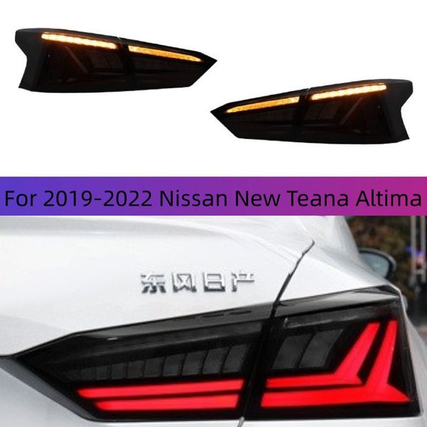 

car styling tail lights parts for 20 19-20 22 nissan new teana altima taillight assembly modified led running light turn signal brake lamp