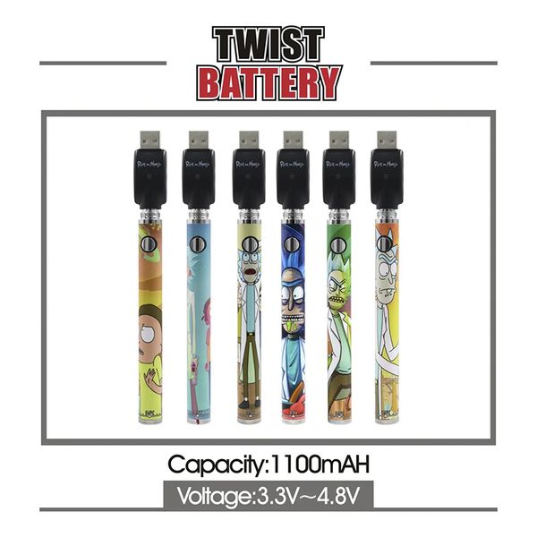 

maw pre-heat twist battery pole plastic packaging 1100mah 510thread