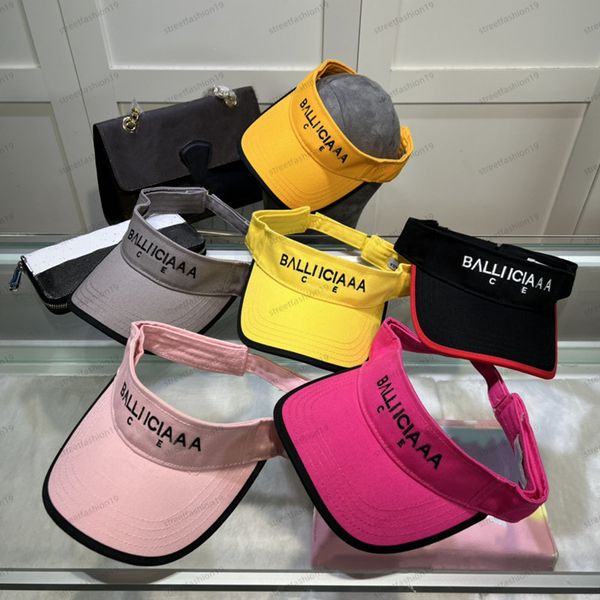 

summer visors designer hat couple sports designer ball caps women fashion casquette outdoor sunshade letter embroidery 3d cap summer beach c, Blue;gray