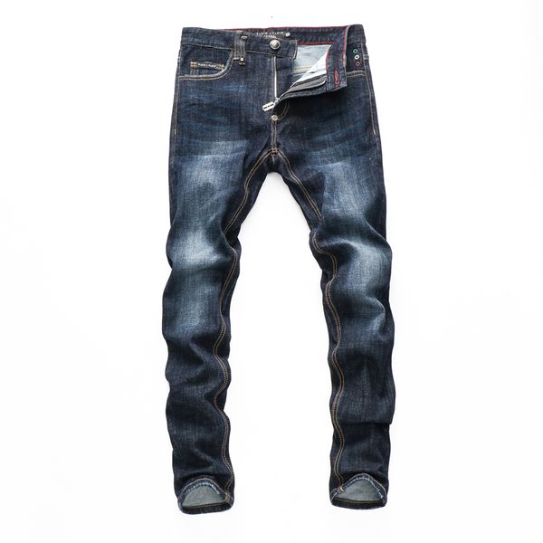 

men's jeans pleinxplein original design husband blue stretch jeans mens slim denim trousers stretch jeans pants for men design jeans 08