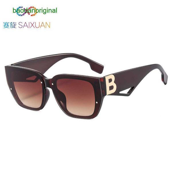 

burbrerys designer sunglasses 2023 summer new fashion sunglasses color grey frame metal male and female net red same style 2226 pr2g, White;black