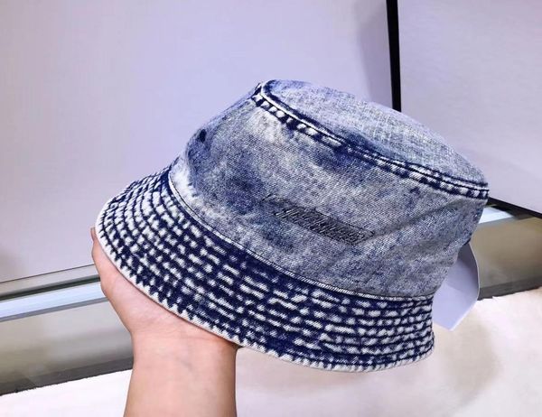 

vintage washed denim bucket hat short brim travel sun hat summer festival unisex4817193, Blue;gray