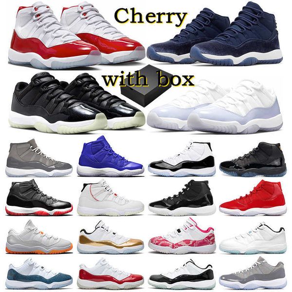 

men 11 basketball shoes 11s women trainer cherry midnight navy pure violet cool grey cap and gown bred sports sneakers outdoor shoe