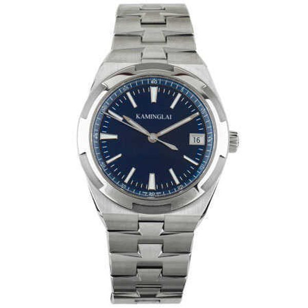 

mechanical watches vacheroes constan tinss kaminglai cross sea watch men's blue plate classic business precision steel fully automatic, Slivery;brown
