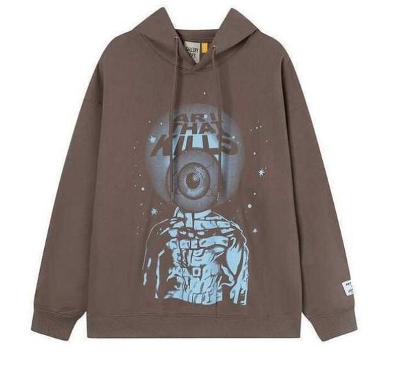 

men's hoodies sweatshirts hoodie galleryes depts gary painted used letters printed loose casual fashion men and women designer graffiti, Black