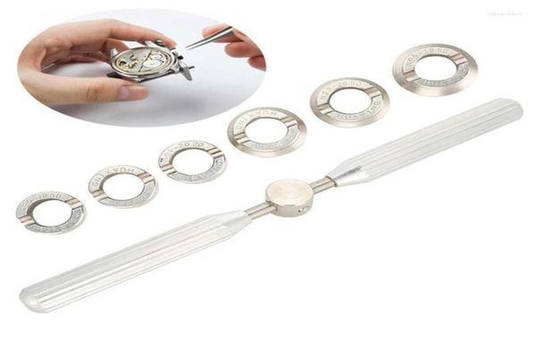

watch repair kits 5537 back case cover opener remover wrench dies repairer tool set for oyster with 6pcs watchmaker9434453