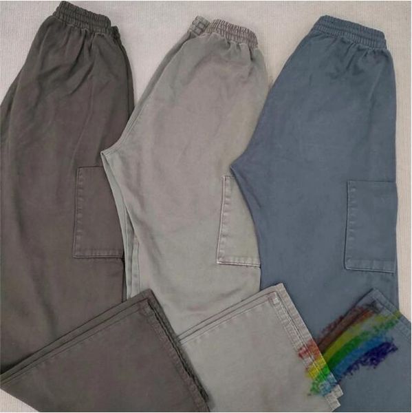 

vintage pants men women 1 quality drawstring sweatpants trousers, Black;brown