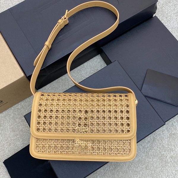 

7a hollow out shoulder bags women designer handbag purse fashion hardware letters magnetic buckle toothpick pattern box cowhide 634305 cross