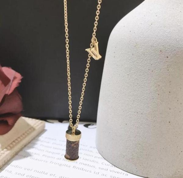 

womens design necklace faux leather 18k gold plated stainless steel necklaces choker chain letter pendant europe america fashion w5828589, Silver