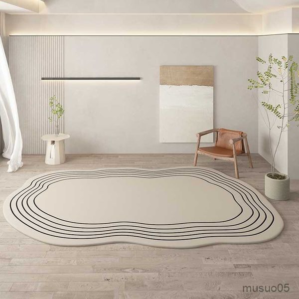 

baby playmats irregular round living carpet simple decorative bedroom carpets bedside rugs special-shaped children room rug customize
