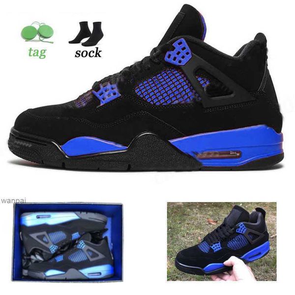 

4s mens womens basketball shoes 2022 new black cat royal bue canvas cavs university blue union analyzes court purple men women baskets