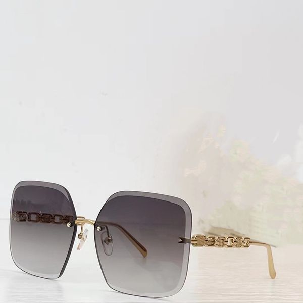 

metal rimless women's sunglasses new fashion scheme women's sunglasses luxury and noble brand comes with a random eyeglass box for, White;black