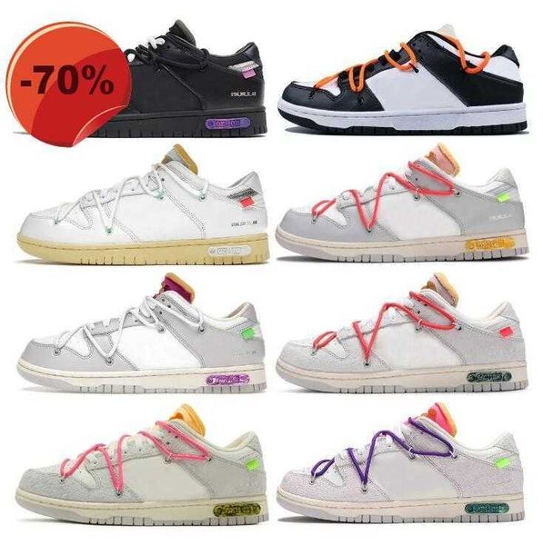 

sandals with box sbdunk designer ow men women running sports shoes no.1-50 lot the offs white sb dunks low skate university blue fragment sk, Black