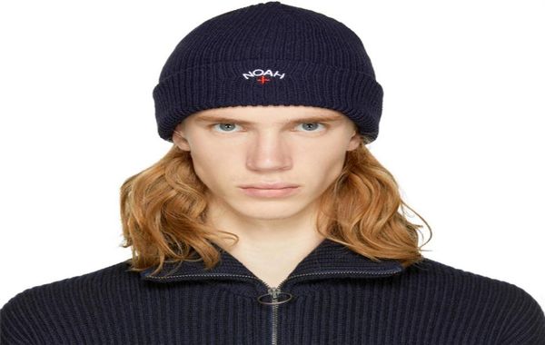 

noah embroidered mens womens skullcaps hip hop casual high street hats male female beanie 3466591, Blue;gray
