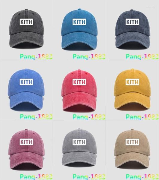 

ball caps classic white box logo kith baseball 2022 men women sunshade adjustable canvas sports hats2873465, Blue;gray