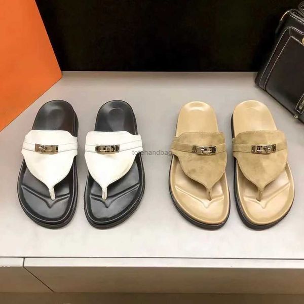 

designer slippers women empire sandals leather suede slipper black white rubber flip flops metal button platform sandal fashion casual slide