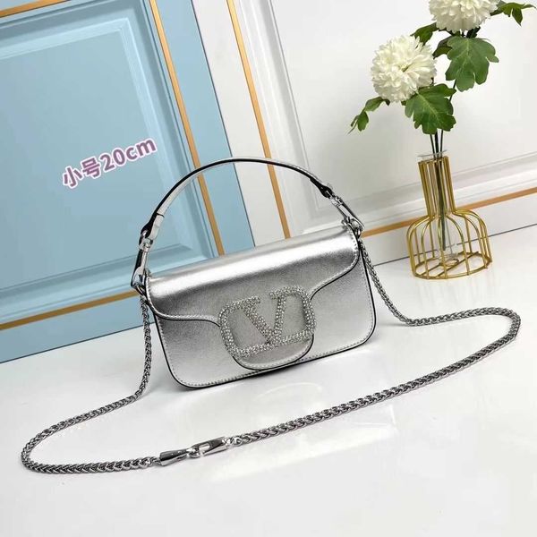 

handbag designer valentions women v bags luxurys diamond buckle mini handheld cowhide shoulder crossbody women's chain 4 10no