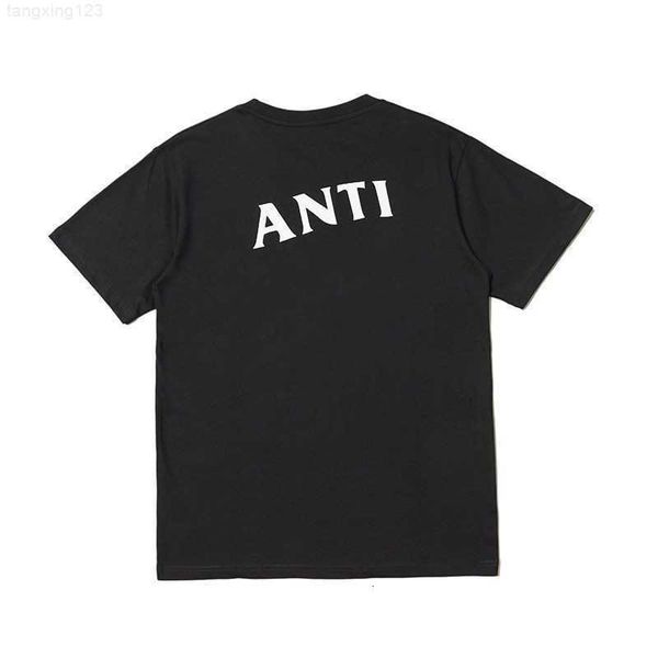 

men's t shirts fashion anti social club cross designer print women men t-shirt casual couple short saleq6ll, White;black