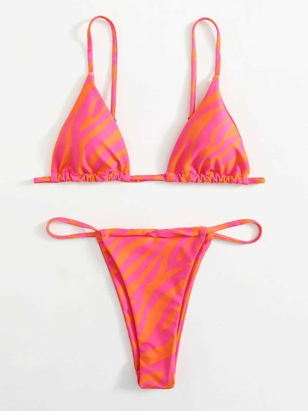 

women's swimwear ztvitality zebra print push up bikini bikinis 2021 new arrival padded bra low waist swimsuit female swimwear women biq, White;black